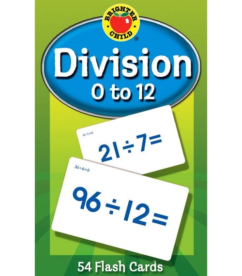 Division 0 to 12 Flash Cards (Brighter Child)