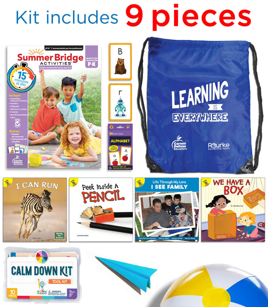 NEW Summer Bridge Essentials Backpack &amp; Calm Down Kit PK-K