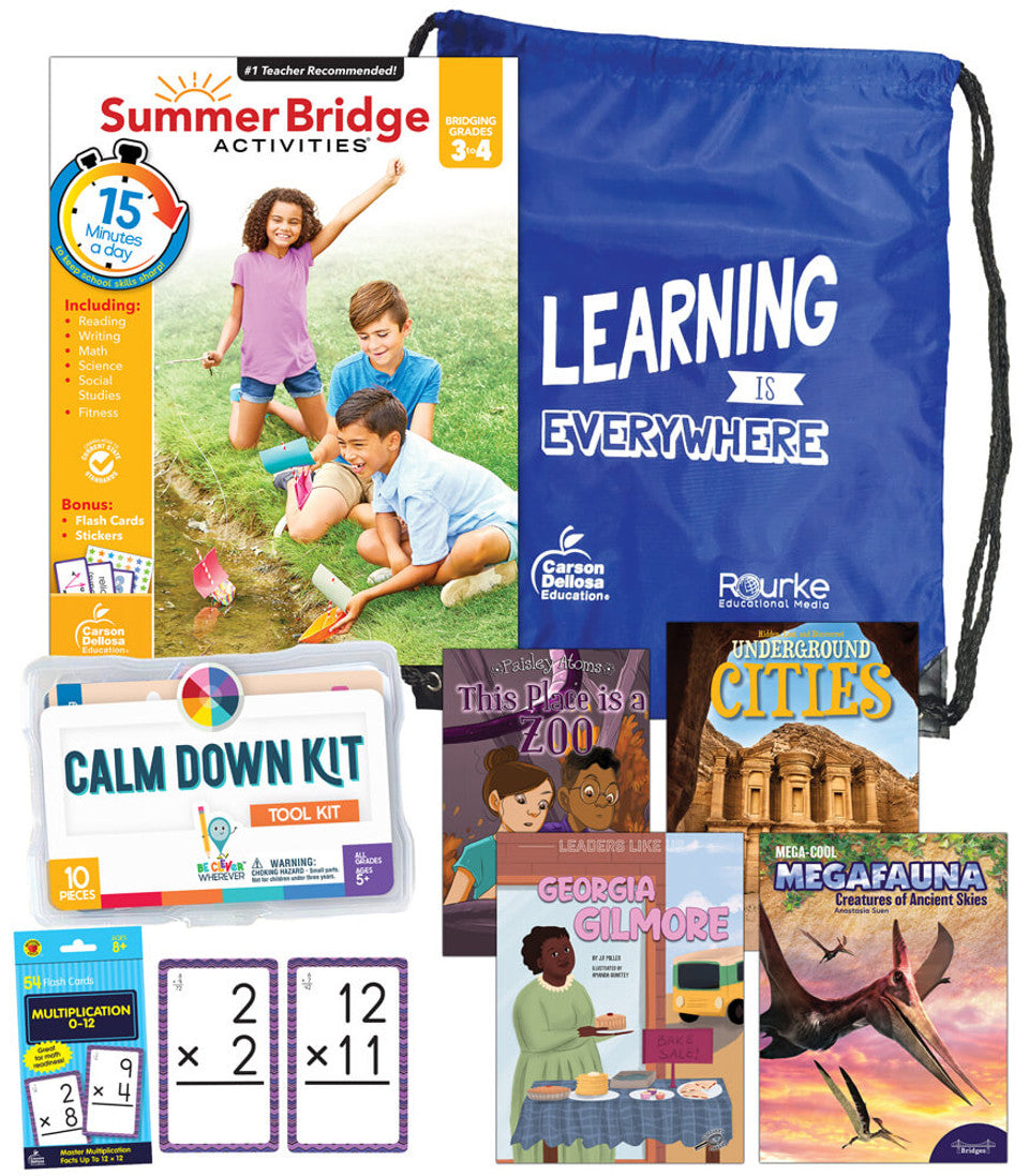 NEW Summer Bridge Essentials Backpack &amp; Calm Down Kit 3-4