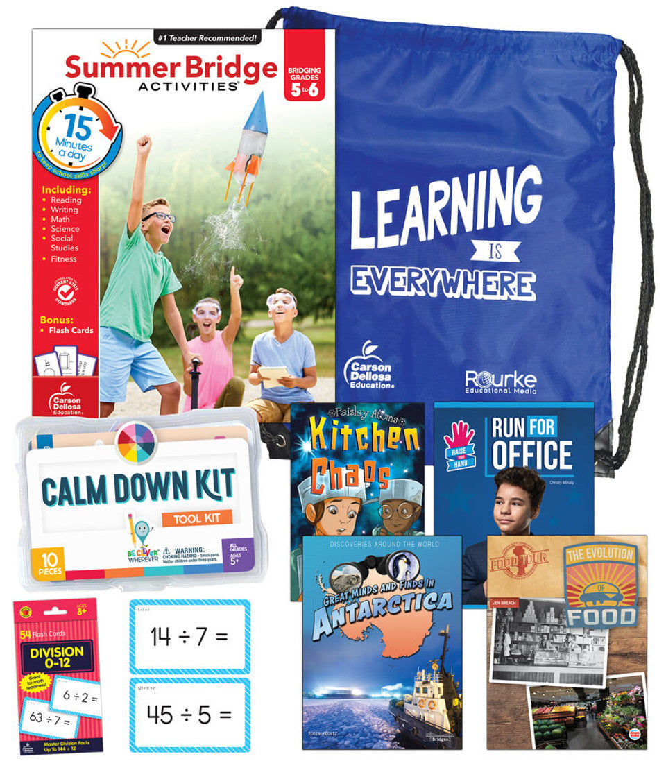 Summer Bridge Essentials Backpack &amp; Calm Down Kit 5-6