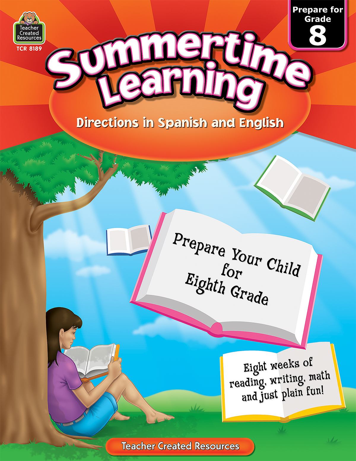 Summertime Learning: English and Spanish (Prep. for Gr. 8)