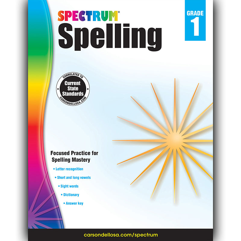 Spectrum Spelling, Grade 1