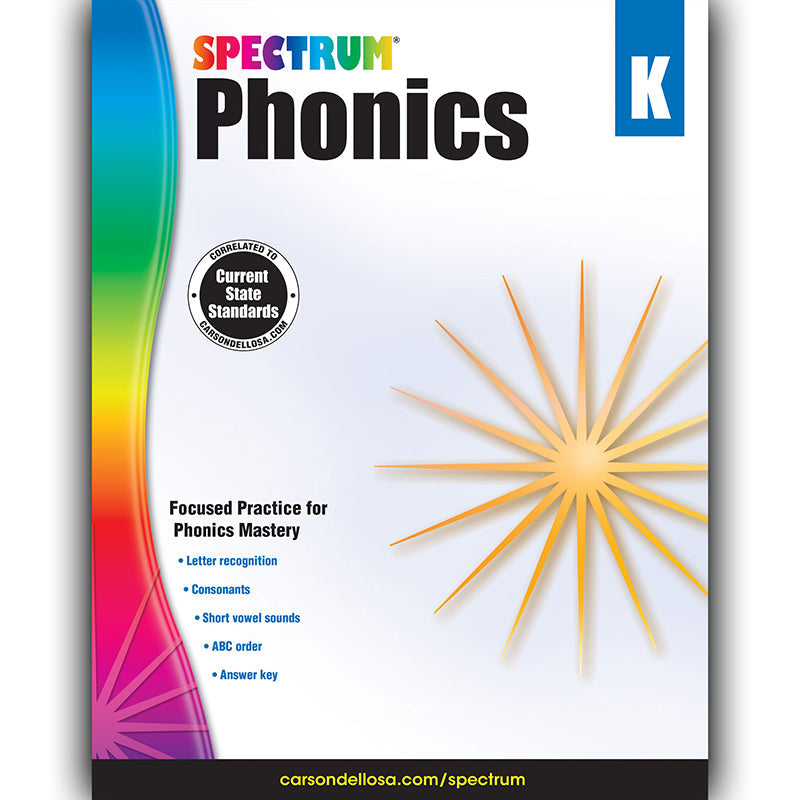 Spectrum Phonics, Grade K