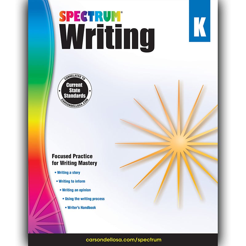 Spectrum Writing, Grade K