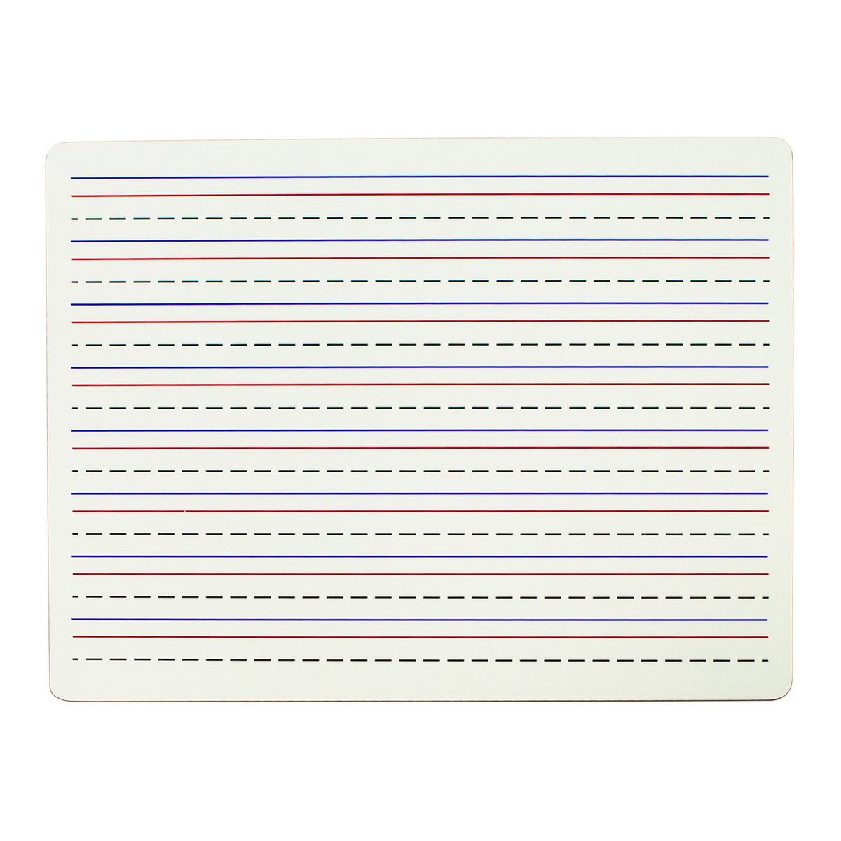 Two-Sided Dry Erase Lapboard, Lined on One Side, Pack of 6