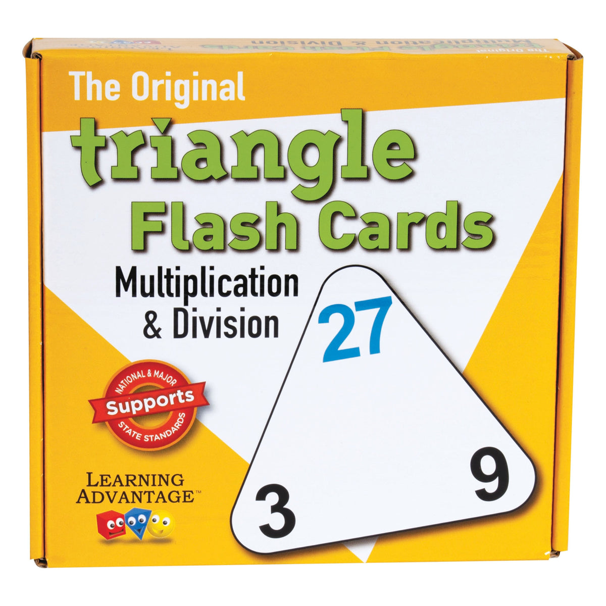 The Original Triangle Flash Cards - Multiplication &amp; Division - Set of 20