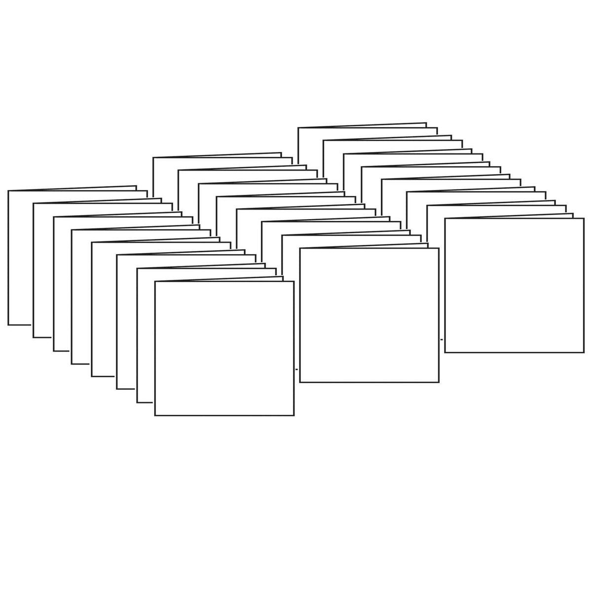 Blank Book, 8.5&quot; x 7&quot;, Pack of 24