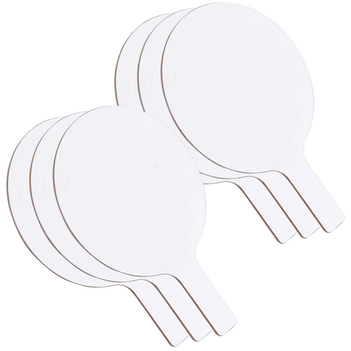 Oval Dry Erase Answer Paddles, 7&quot; x 12&quot;, Pack of 6