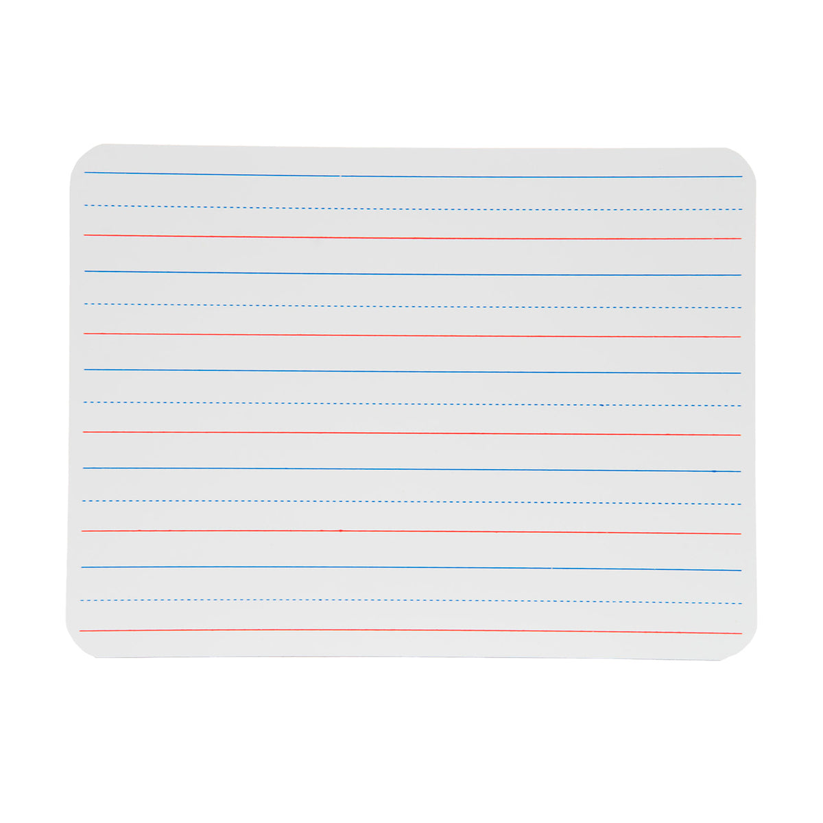 Two-Sided Dry Erase Board, Plain-Ruled, 9&quot; x 12&quot;