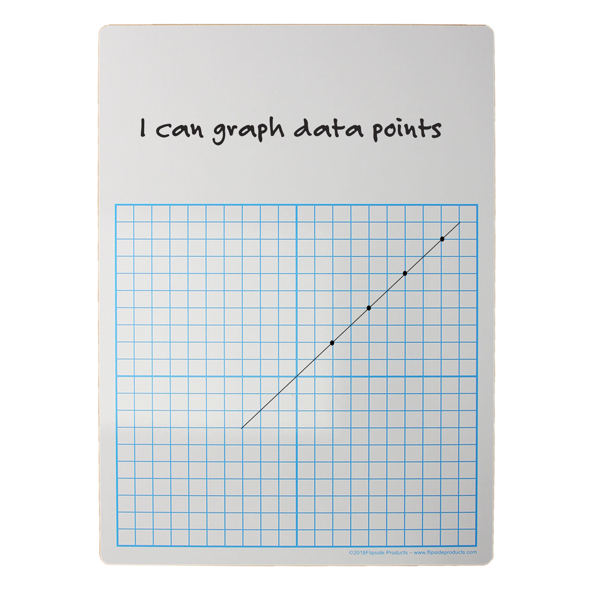 1-2&quot; Graph Dry Erase Board, 11&quot; x 16&quot; Single, Pack of 3