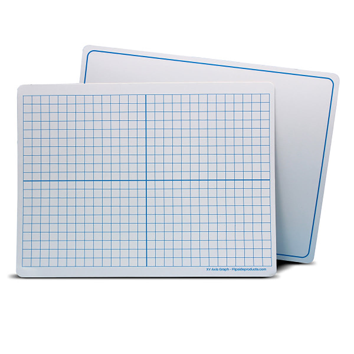 Dry Erase Learning Mat, Two-Sided XY Axis-Plain, 9&quot; x 12&quot;, Pack of 24