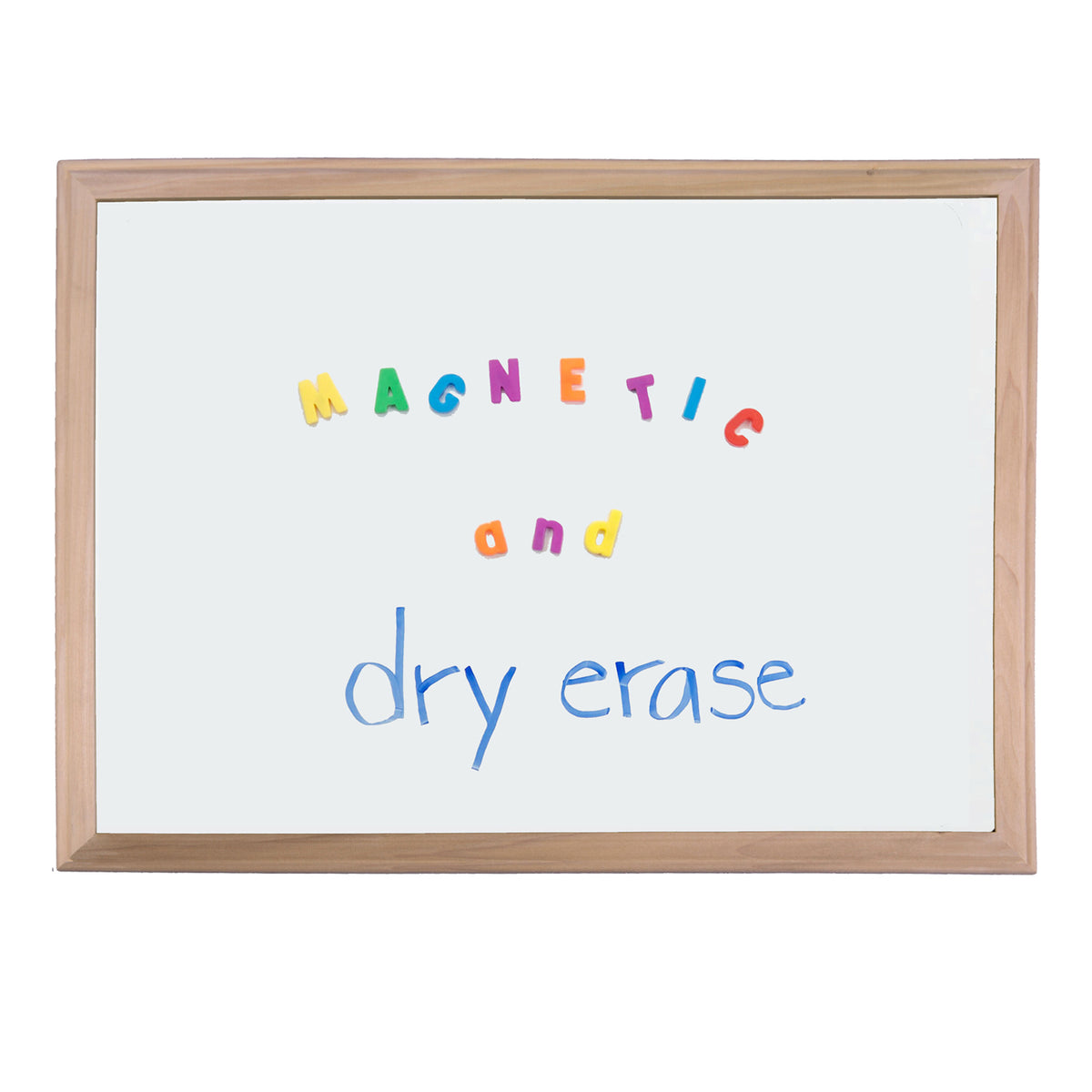 Wood Framed Magnetic Dry Erase Board, 18&quot; x 24&quot;