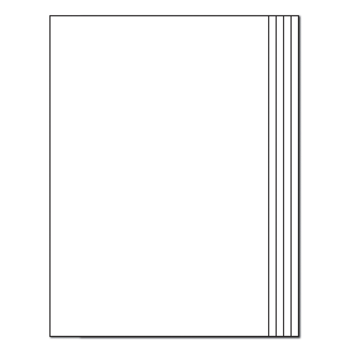 Rectangle Blank Book for Young Authors Resource Book, Grade K-3, Paperback, Pack of 12