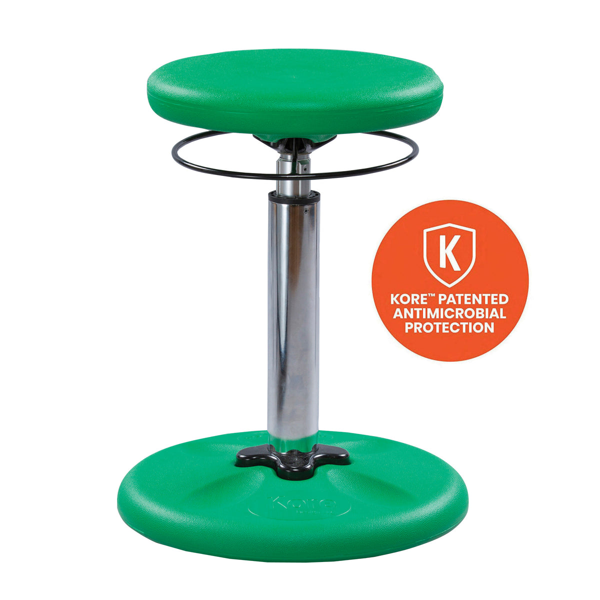 Kids Adjustable Tall Wobble Chair 16.5-24&quot; Green