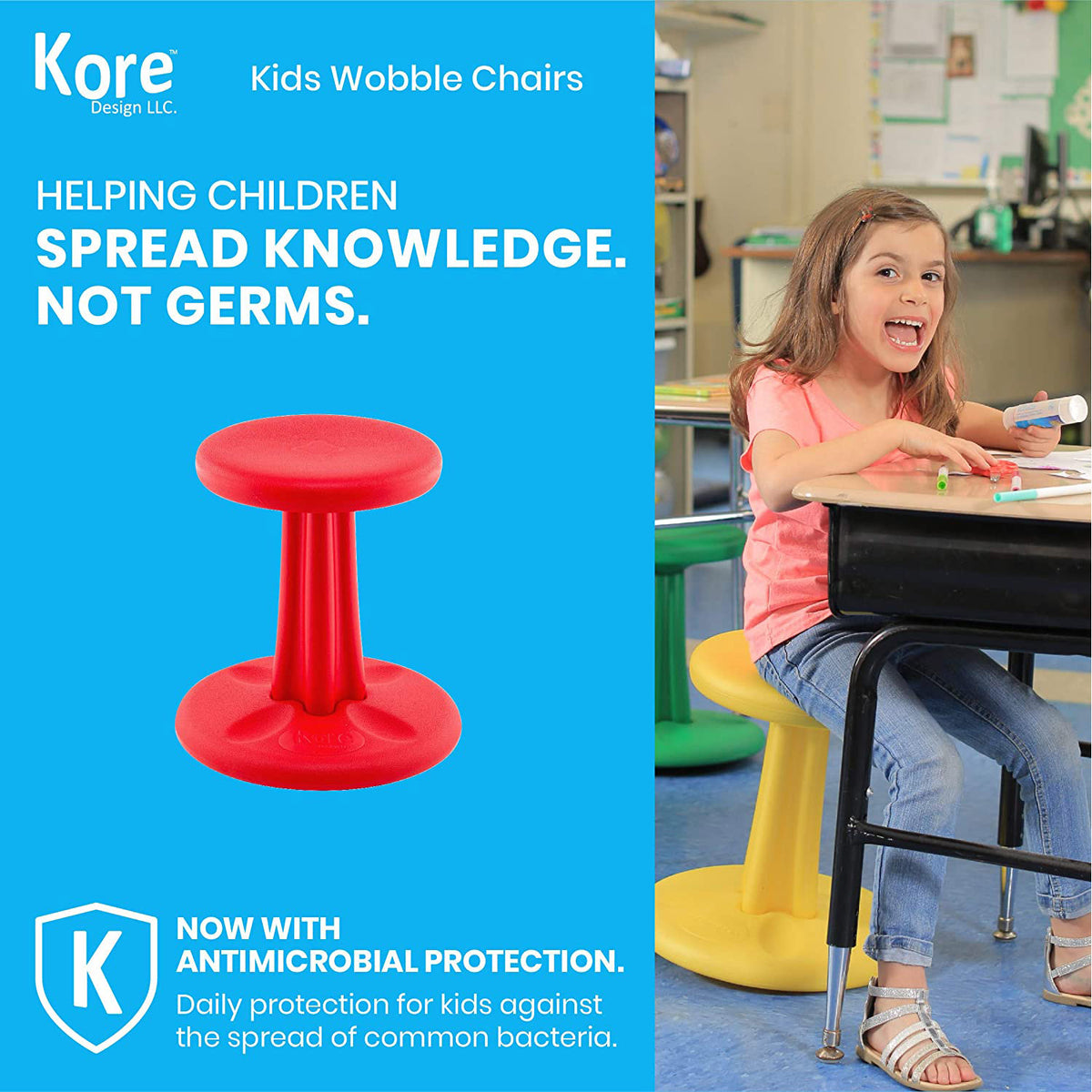 Junior Wobble Chair 16&quot; Red