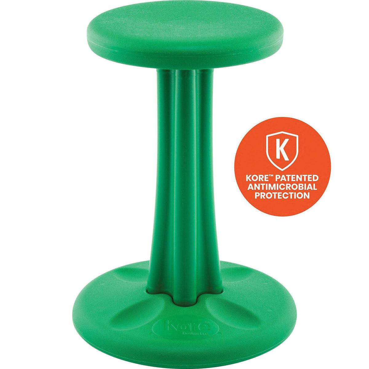 Pre-Teen Wobble Chair 18.7&quot; Green