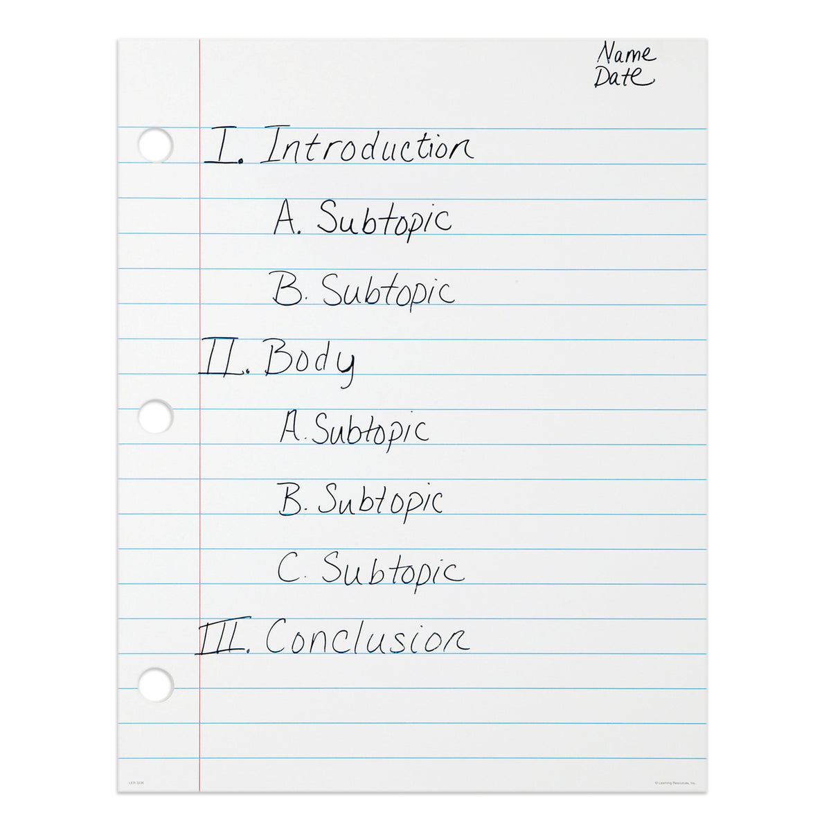 Magnetic Demonstration Notebook Paper, 22&quot; x 28&quot;