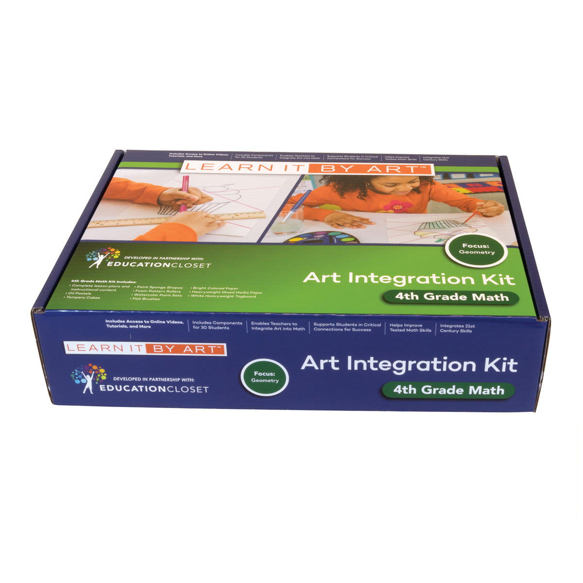 4th Grade Art Integration Math Kit, Geometry, Assorted, 1 Kit