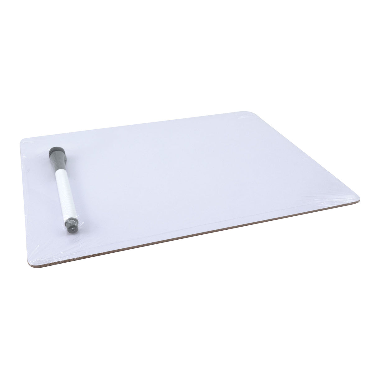 Dry Erase Whiteboard, 1-Sided, Plain, with Marker-Eraser, 9&quot; x 12&quot;