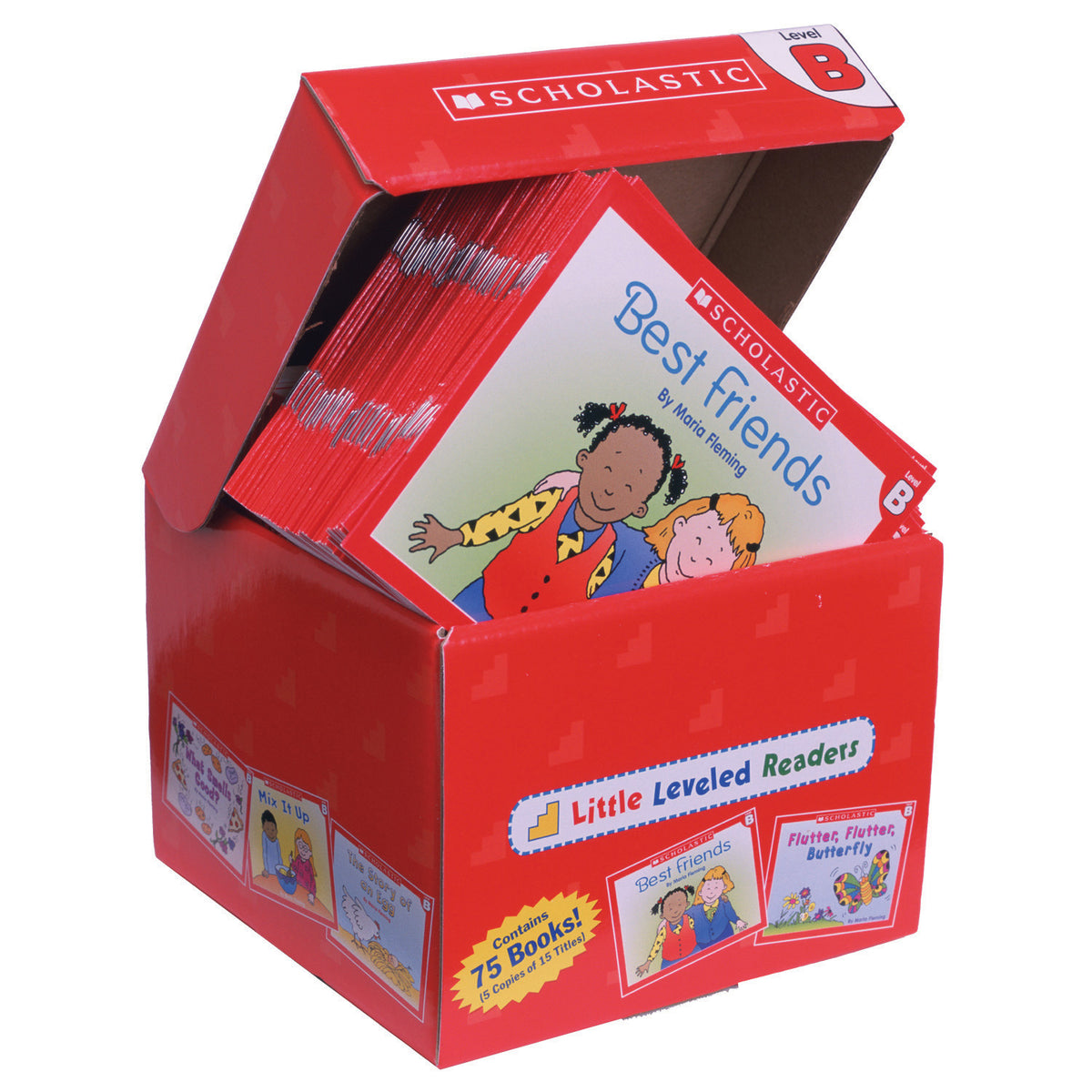 Little Leveled Readers Book: Level B Box Set, 5 Copies of 15 Titles