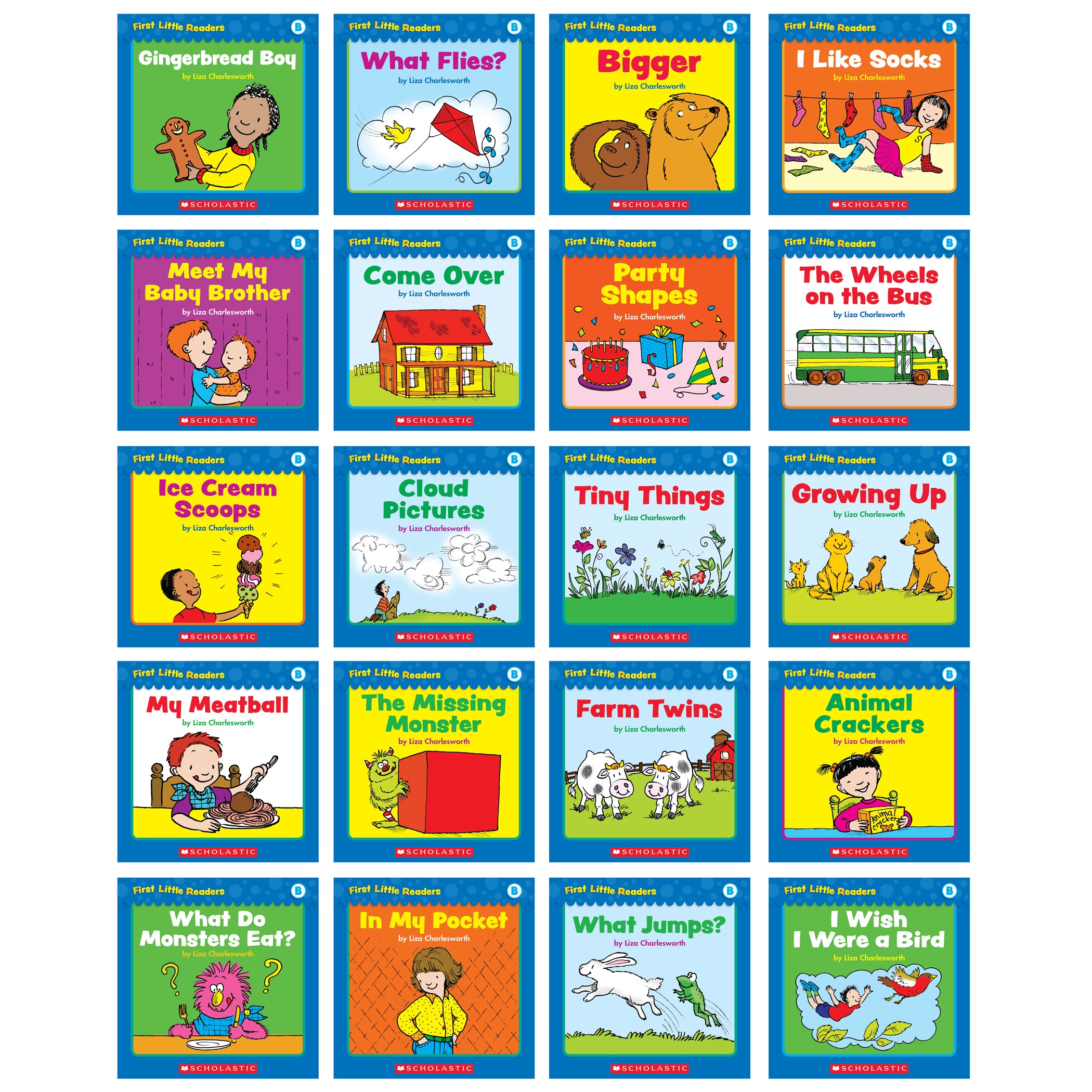 First Little Readers Books, Guided Reading Level B, 5 Copies