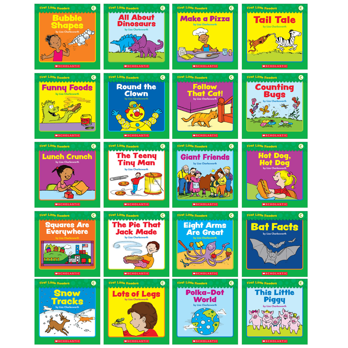 First Little Readers Books, Guided Reading Level C, 5 Copies of 20 Titles