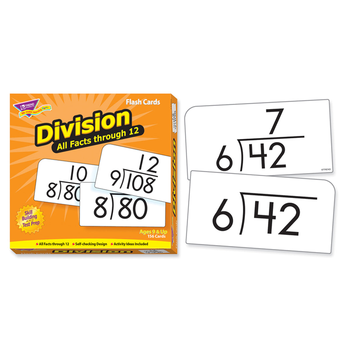 Division 0-12 All Facts Skill Drill Flash Cards