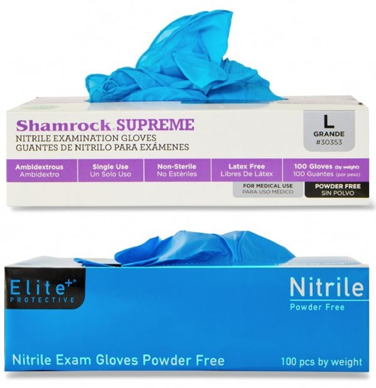 Nitrile Examination Gloves (case 1,000 gloves)