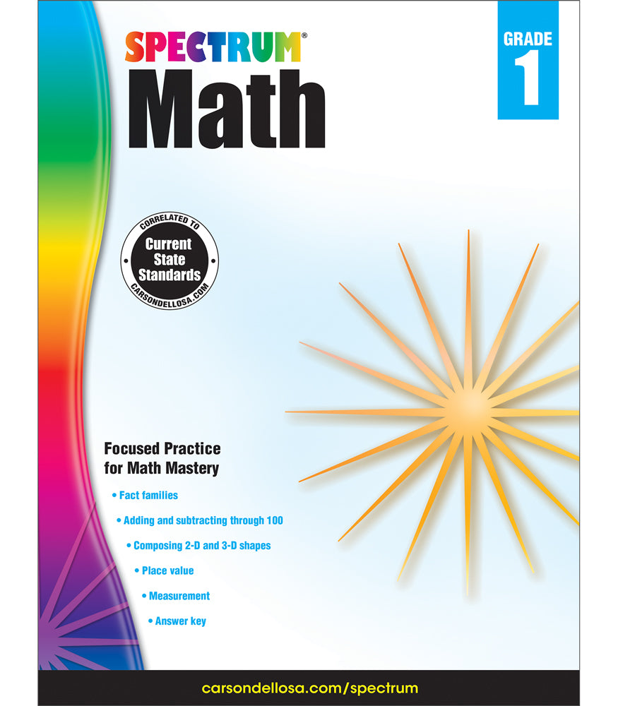 Spectrum Math Grade 1