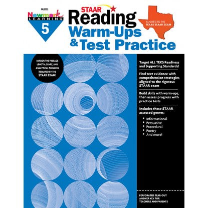 STAAR Reading Warm-Ups Test Practice Grade 5